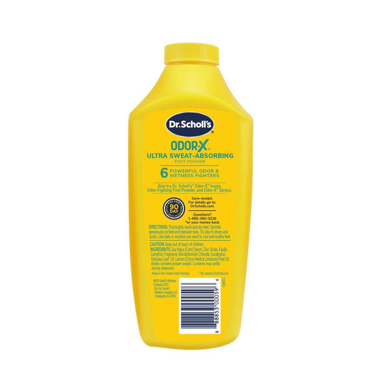 Dr Scholls Sweat Absorbing Foot Powder 198g