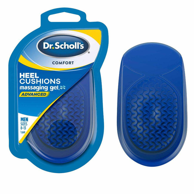 Dr Scholls Comfort & Energy with Massaging Gel Heel Cushions Mens 1 Pair