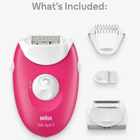 Braun Epilator Silk Epil 3 SkinSpa Easy Hair Removal 3032