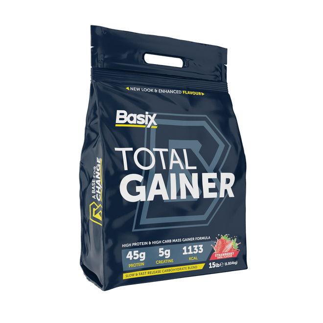 Basix Total Gainer Strawberry Swirl 6.804kg