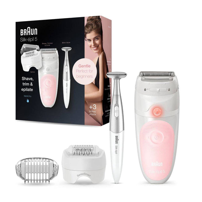 Braun Epilator Silk Epil 5 Wet & Dry Shave Trim & Epilate 5820