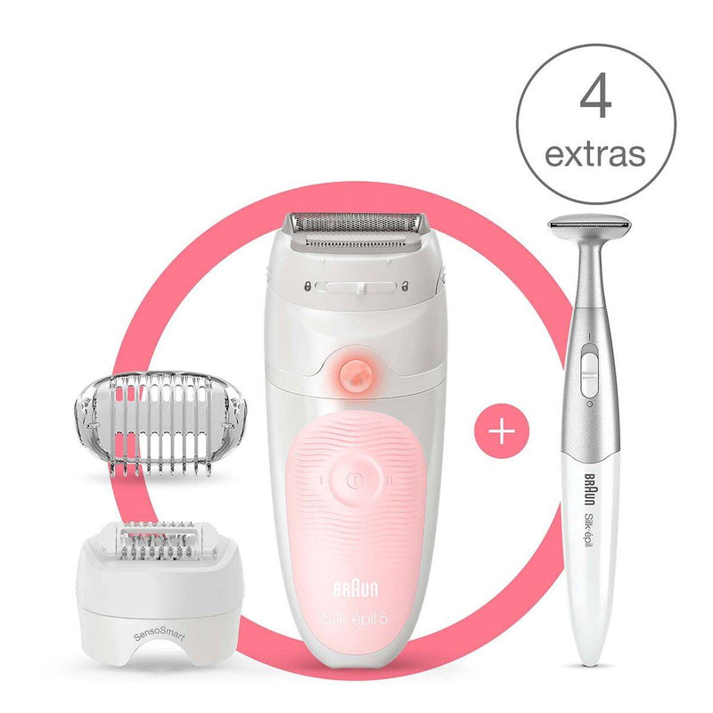 Braun Epilator Silk Epil 5 Wet & Dry Shave Trim & Epilate 5820