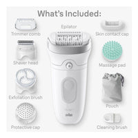 Braun Epilator Silk Epil 7 SkinSpa Wet & Dry Deep Body Exfoliation 7081
