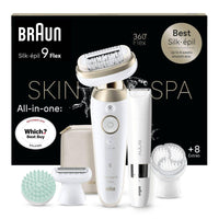 Braun Epilator Silk Epil 9 SkinSpa Flex Wet & Dry Face Spa 96813D