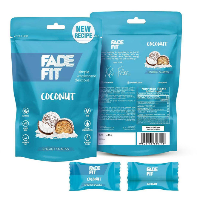 Fade Fit Energy Snacks Coconut 45g