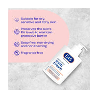 E45 Emollient Hand Wash Cream 250ml