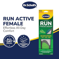 Dr Scholls Running Insoles Womens 1 Pair