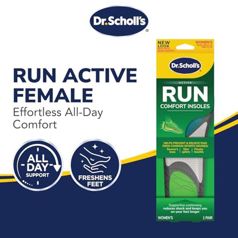 Dr Scholls Running Insoles Womens 1 Pair
