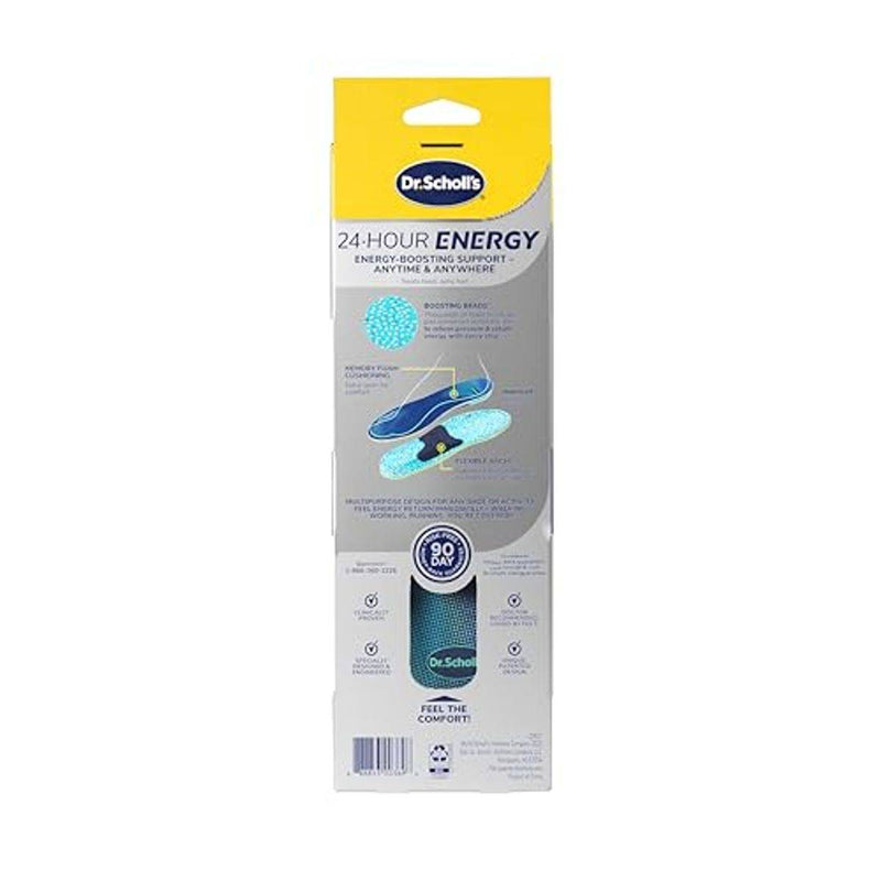 Dr Scholls 24 Hour Energy Multipurpose Insoles Womens 1 Pair
