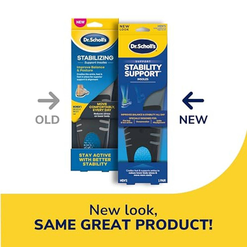 Dr Scholls Stability Support Insoles Mens 1 Pair