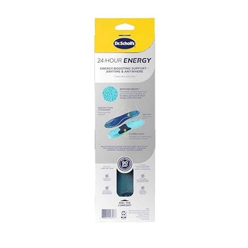 Dr Scholls 24 Hour Energy Multipurpose Insoles Mens 1 Pair