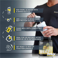 Basix Clear Beef Protein Isolate Pineapple 998g