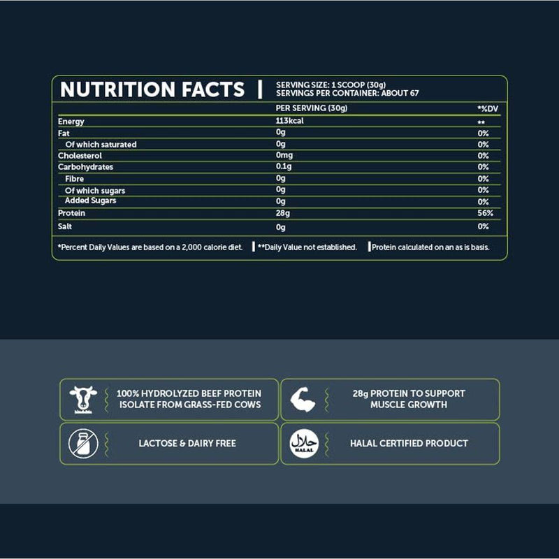 Basix Clear Beef Protein Isolate Vimtonic 2kg