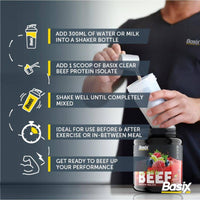 Basix Clear Beef Protein Isolate Vimtonic 998g