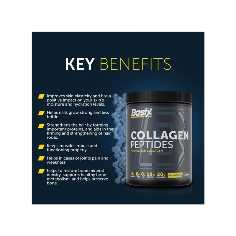 Basix Collagen Peptides Powder Unflavoured 300g