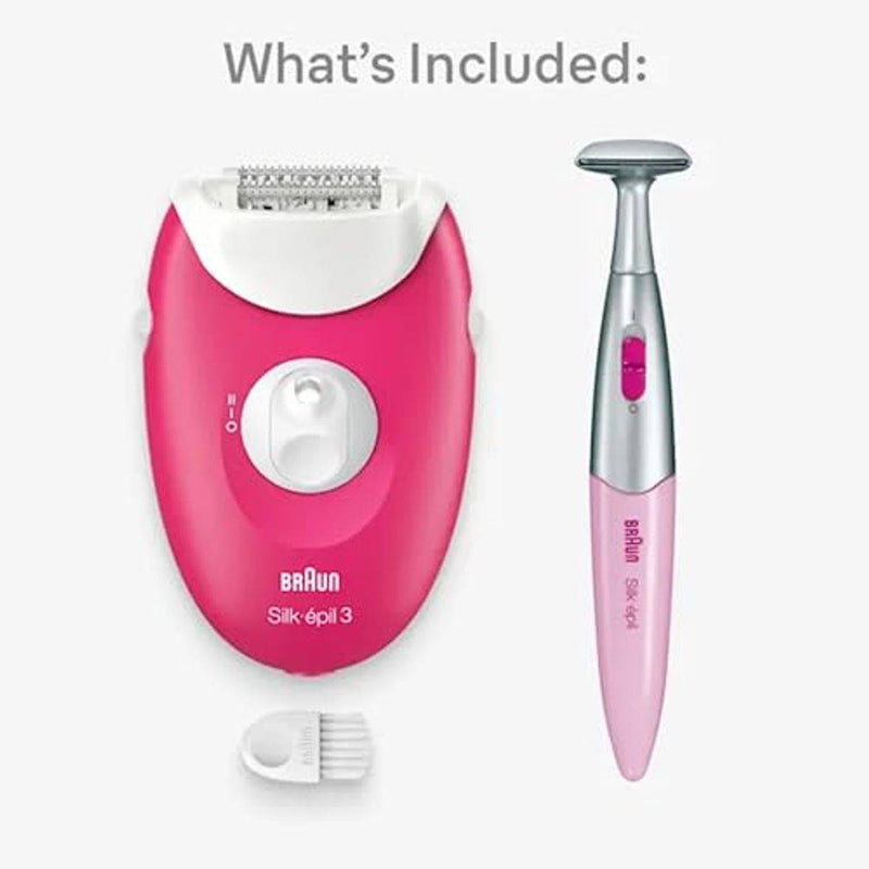 Braun Epilator Silk Epil 3 SkinSpa Bikini Trimmer 3202