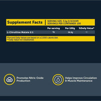 Basix L Citrulline Malate Unflavoured 310g