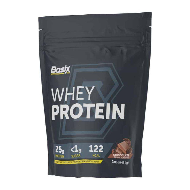Basix Muscle Whey Protein Choco Chunk 454g