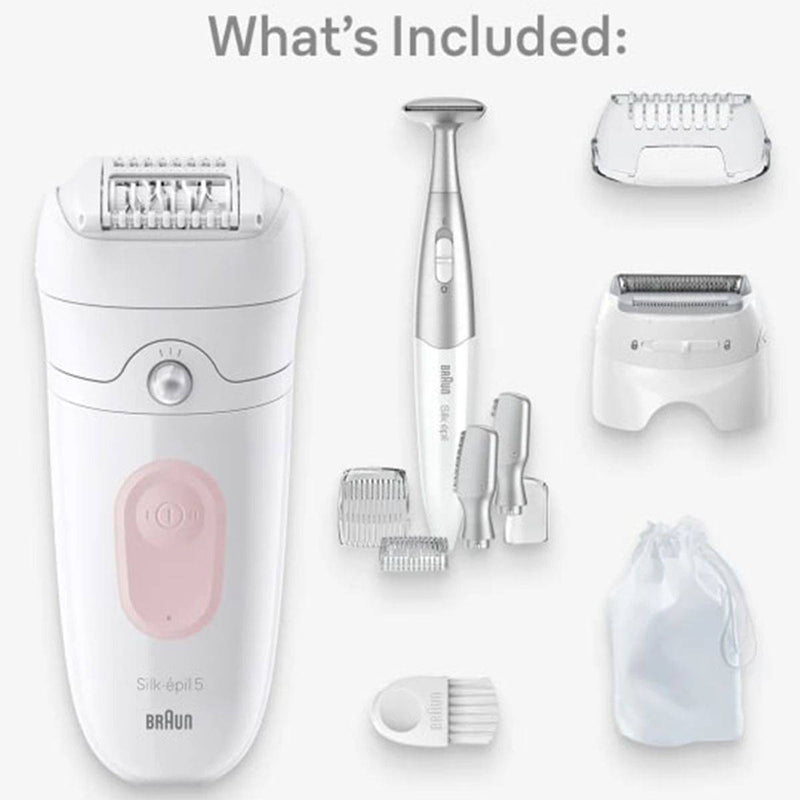 Braun Epilator Silk Epil 5 SkinSpa Wet & Dry Bikini Trimmer 5230