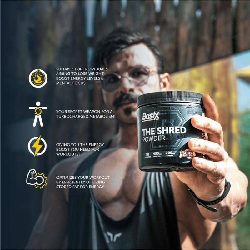 Basix The Shred Sour Gummy Bear 300g