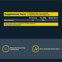 Basix Beta Alanine Powder Unflavoured 310g