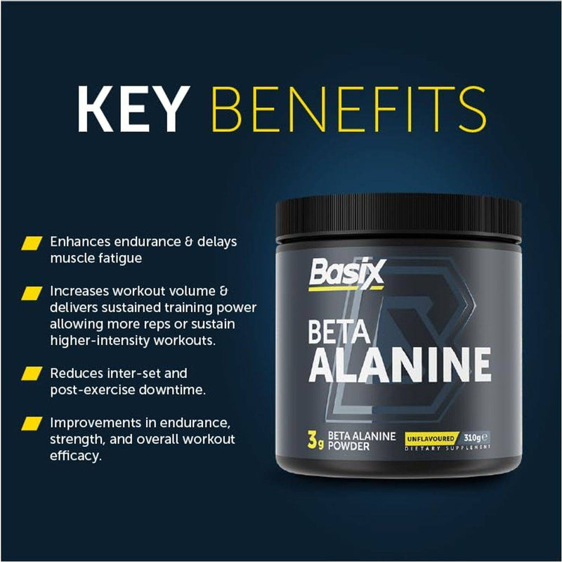 Basix Beta Alanine Powder Unflavoured 310g