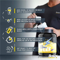 Basix Clear Beef Protein Isolate Energy Fusion 2kg