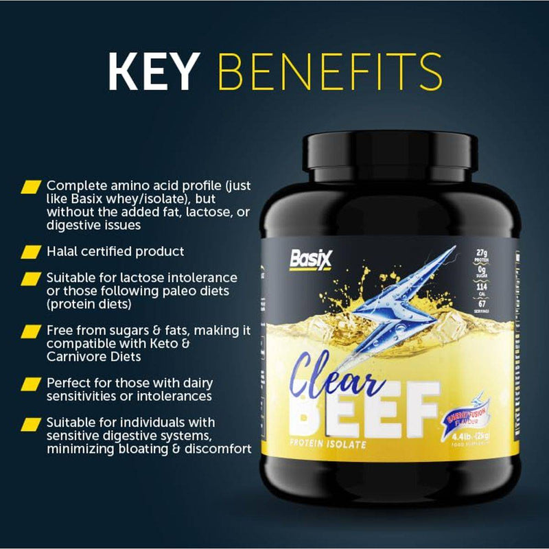Basix Clear Beef Protein Isolate Energy Fusion 2kg