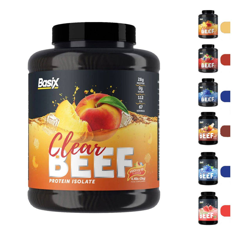 Basix Clear Beef Protein Isolate Peach Ice Tea 2kg