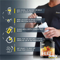 Basix Clear Beef Protein Isolate Peach Ice Tea 2kg