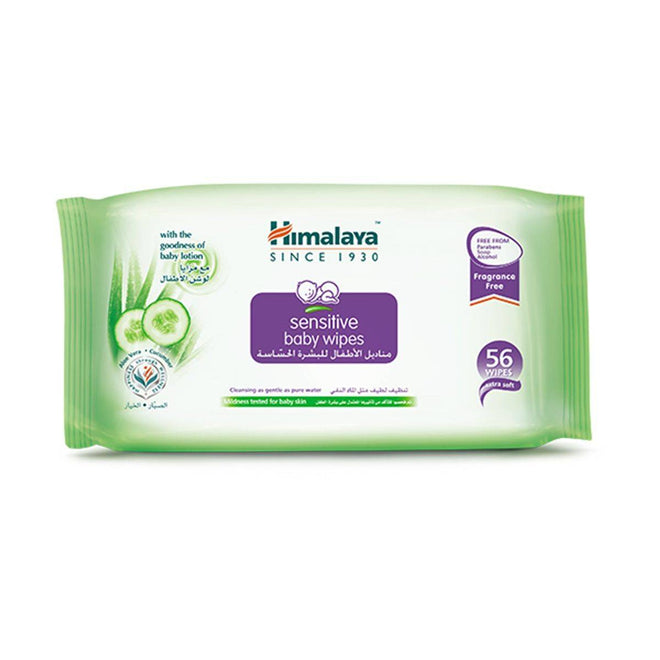 Himalaya Baby Wipes Sensitive 56 Pieces