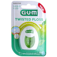 Gum Twisted Floss Waxed Minty Green Tea 30m