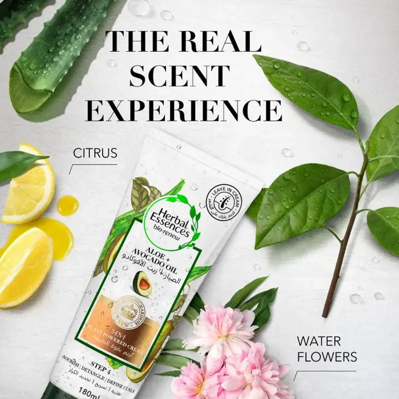 Herbal Essences Bio Renew Aloe + Avocado Oil Leave In Cream 180ml