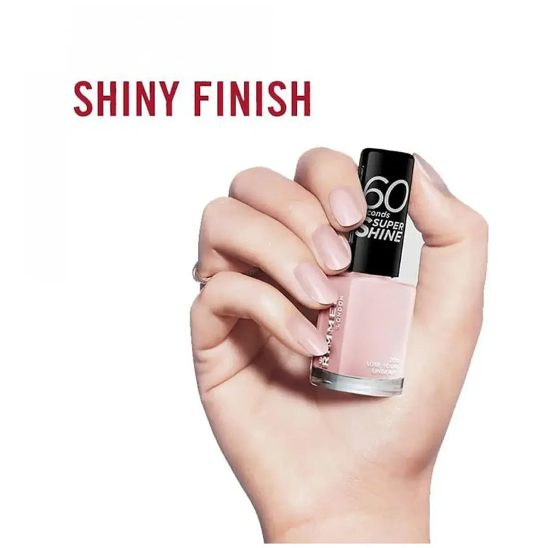 Rimmel 60 Seconds Nail Polish 203 Lose Your Lingerie 8ml