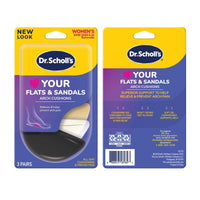 Dr Scholls Love your Flats & Sandals Arch Cushions Womens 3 Pairs