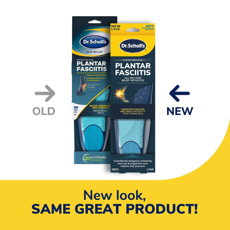 Dr Scholls Orthotics For Plantar Fasciitis Mens 1 Pair