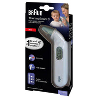Braun Ear Thermometer ThermoScan 3 IRT3030 White