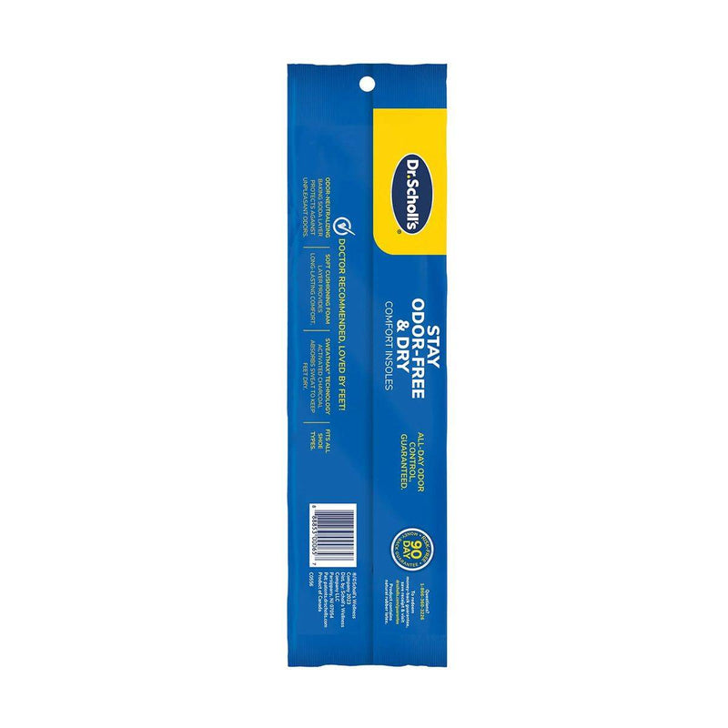 Dr Scholls Stay Odor Free & Dry Comfort Insoles 1 Pair