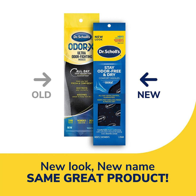 Dr Scholls Stay Odor Free & Dry Comfort Insoles 1 Pair