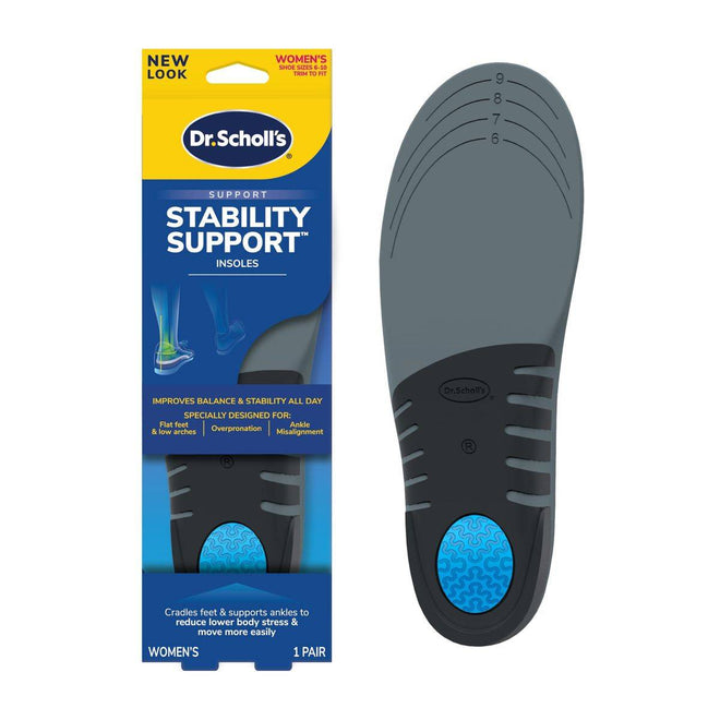 Dr Scholls Stability Support Insoles Womens 1 Pair
