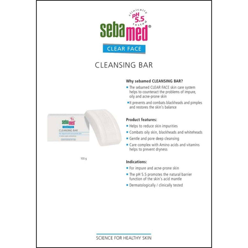 Sebamed Clear Face Cleansing Bar 150g