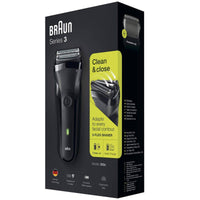 Braun Beard Trimmer Electric Series 3 Clean & Close Black 300S
