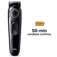 Braun Beard Trimmer Electric Series 3 Ultra Sharp Blade Black BT3410