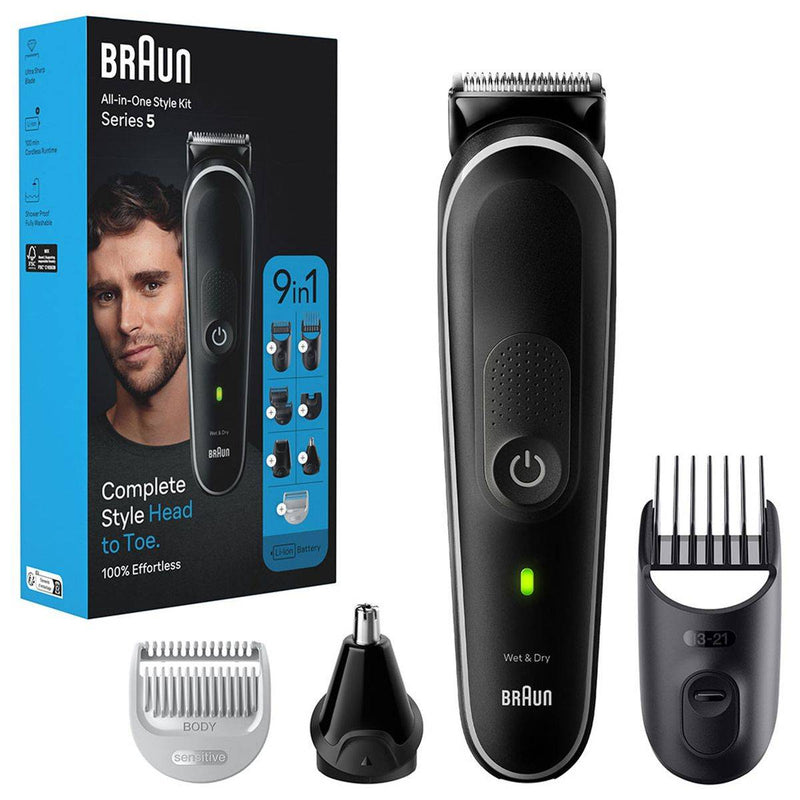 Braun Beard Trimmer Series 5 All In 1 Head to Toe MGK5410