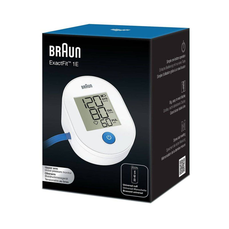 Braun Blood Pressure Monitor Upper Arm ExactFit 1E BUA4000EU