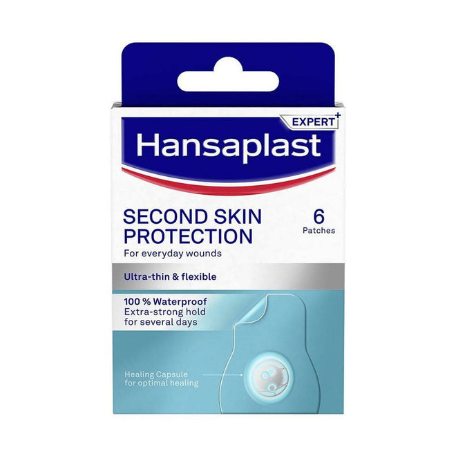 Hansaplast Ultra Thin & Flexible Second Skin Protection 6 Patches