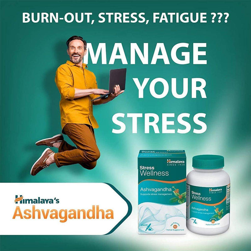 Himalaya Ashvagandha Stress Wellness 120 Capsules