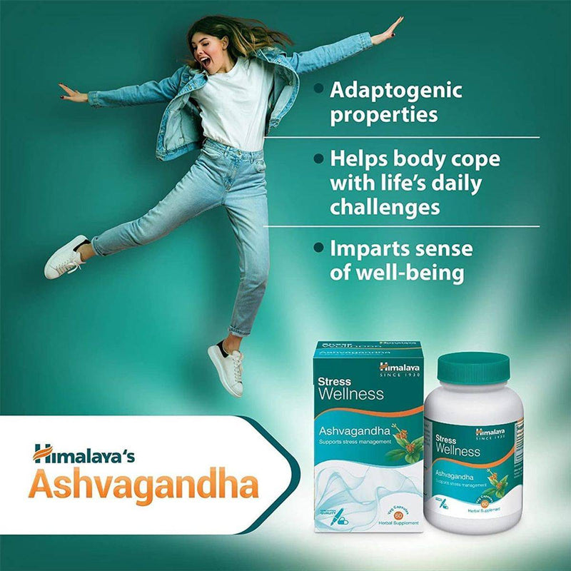 Himalaya Ashvagandha Stress Wellness 120 Capsules