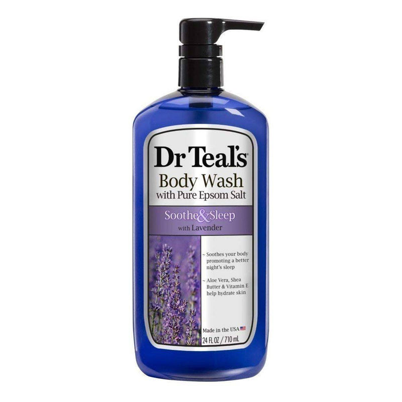 Dr Teals Body Wash With Pure Epsom Salt Soothe & Sleep 710ml