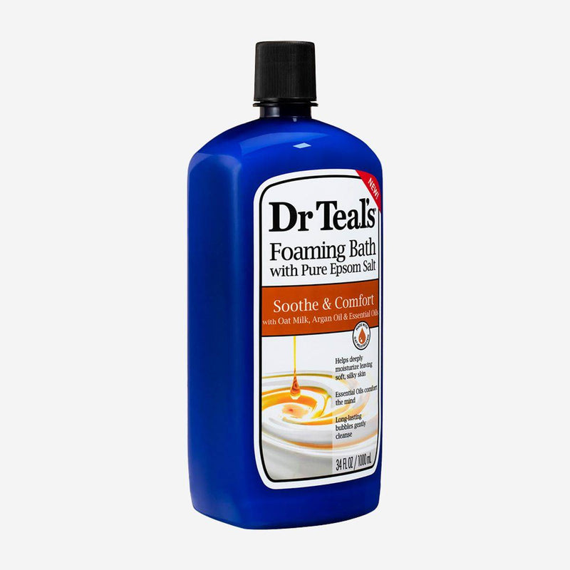 Dr Teals Foaming Bath With Pure Epsom Salt Soothe & Comfort 1000ml